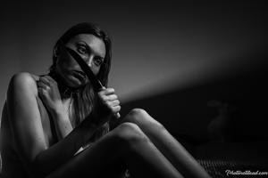 Photo de Nu en Noir et Blanc