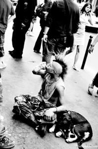 Black-and-white Punk Photography in Paris