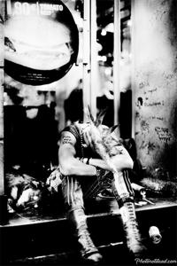Black-and-white Punk Photography in Paris