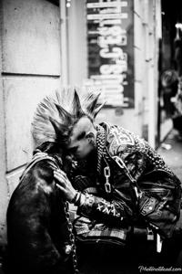 Black-and-white Punk Photography in Paris