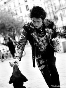 Black-and-white Punk Photography in Paris