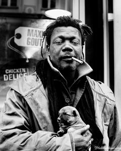 Black-and-white Punk Photography in Paris