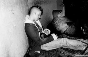 Black-and-white Punk Photography in Paris